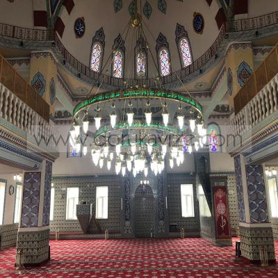 300 قطعة 54 لمبة 3 درجات نجفة مسجد ليد