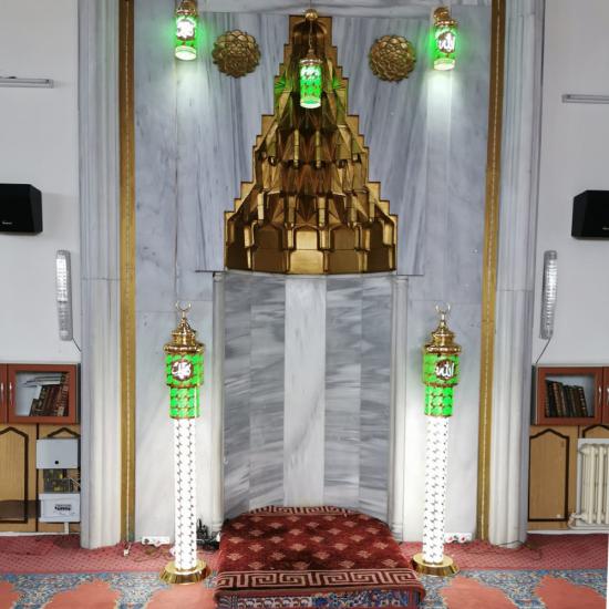 Mevlana Model Moschee Mihrab Kerzenhalter-Set