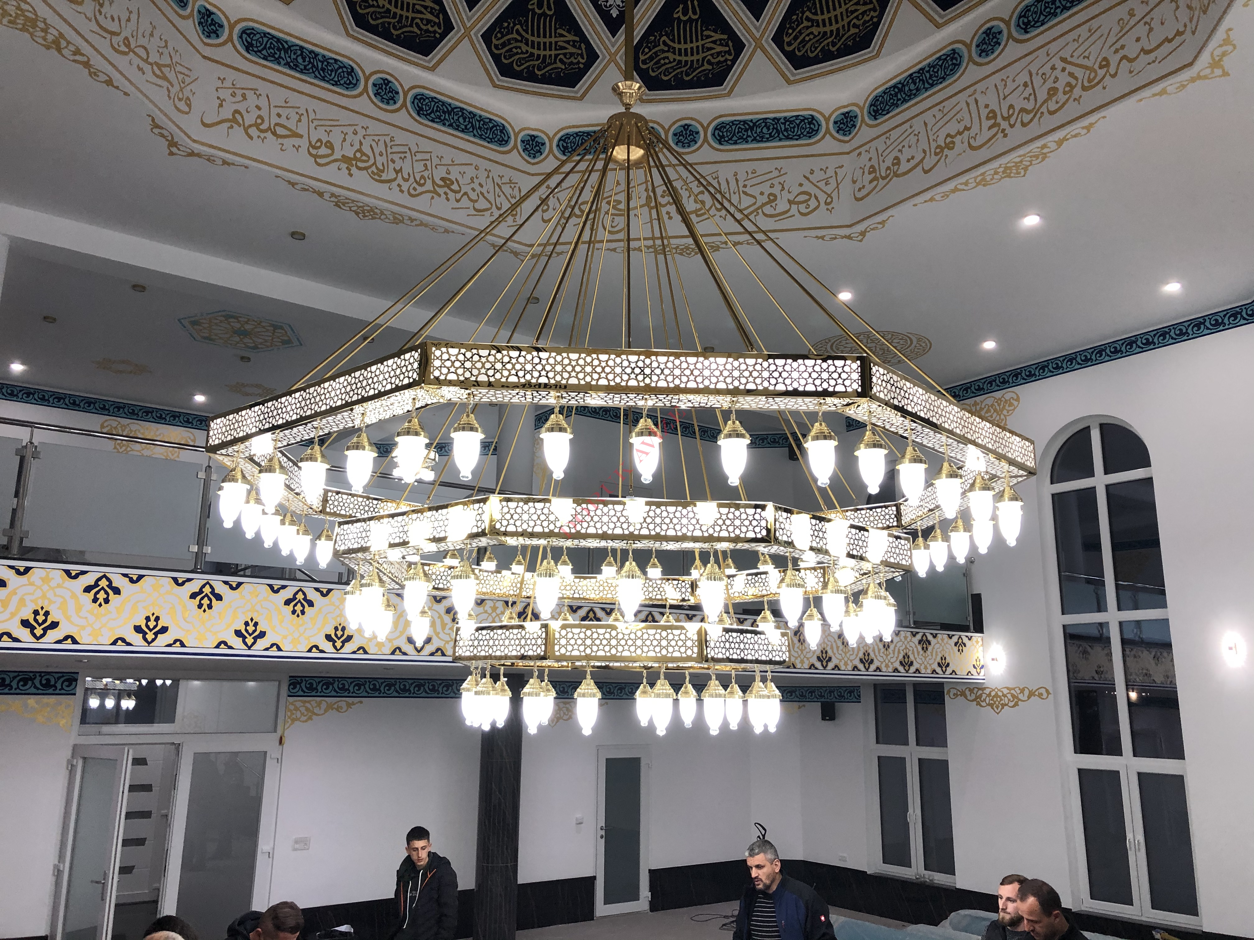Star Model 8 gen mosque chandelier 300 (DIAMETER) 3 levels