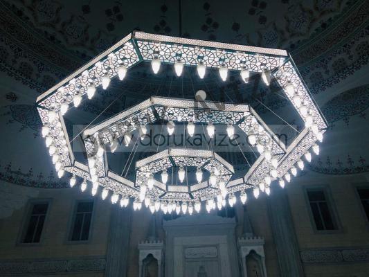 8 gen mosque chandeliers, eight corner mosque chandelier, mosque chandelier, ottoman model chandelier, superior model chandelier, led chandelier, mosque chandelier models and prices, ankara mosque chandelier, istanbul mosque chandelier manufacturing, burs