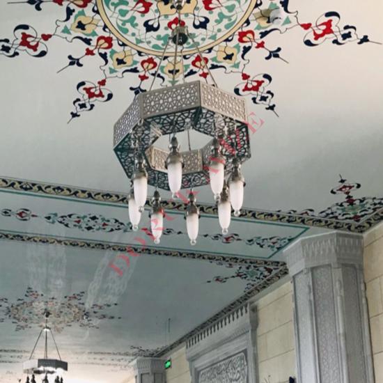 mosque chandelier, ottoman model chandelier, superior model chandelier, led chandelier, mosque chandelier models and prices, ankara mosque chandelier, istanbul mosque chandelier manufacturing, hotel chandeliers, hotel lighting, technical hand chandelier