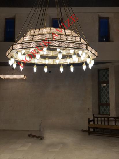 2.5 meters 3 rings reverse 8 gen modern mosque chandelier