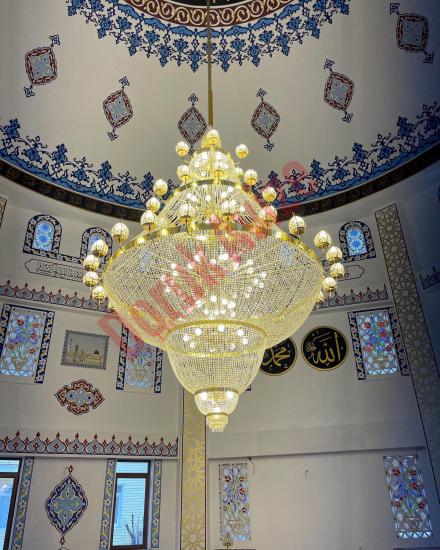 Crown Model Mosque Chandelier 250 cc, 3 tiers