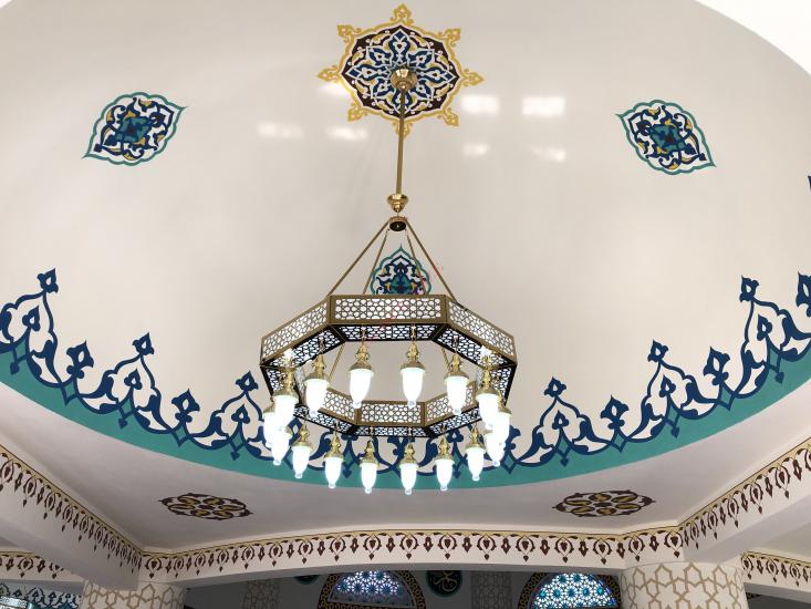 ankara mosque chandelier, istanbul mosque chandelier manufacturing, hotel chandeliers, hotel lighting, technical hand chandelier