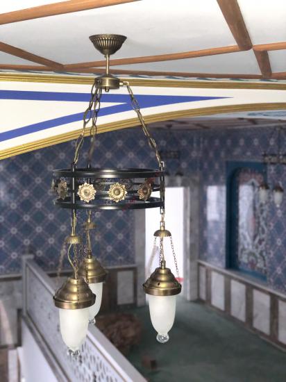 Люстра для мечети Mimar Sinan Model 30 см с 3 лампочками