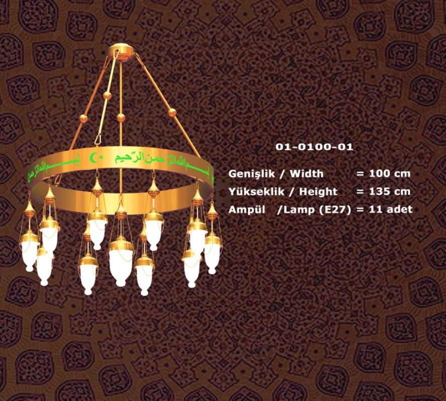 Mosque%20chandelier%20100%20diameter%20diameter%201%20ring%20led%20tulip%20model%20mosque%20chandelier